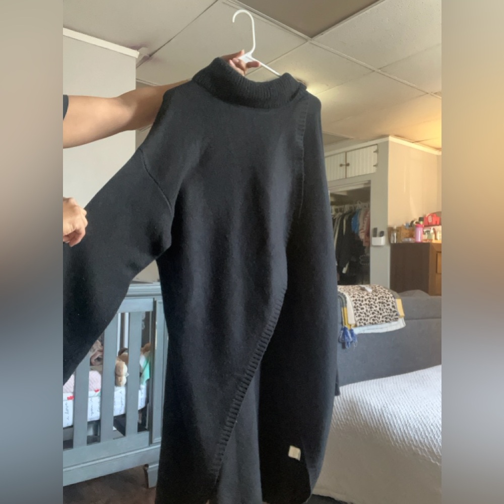 Fashion Nova Long Knit Turtleneck Sweater